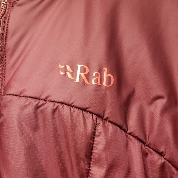 RAB Xenon 2.0 Puffer Jacket Primaloft Pertex Quantum Ripstop Wine Women's Large - Picture 3 of 16